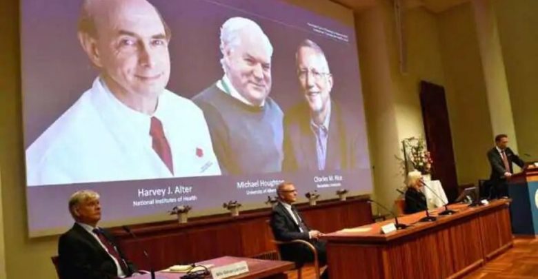 3-علماء-يحصلون-على-جائزة-نوبل-الطبية-لاكتشاف-فيروس-التهاب-الكبد-الوبائي-سي