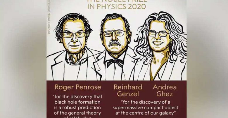 حصل-العلماء-الذين-كشفوا-سر-الثقب-الأسود-على-جائزة-نوبل-في-الفيزياء