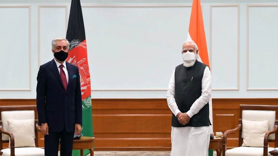 التقى-المفاوض-الأفغاني-الدكتور-عبد-الله-رئيس-الوزراء-مودي-لمناقشة-هذه-القضية