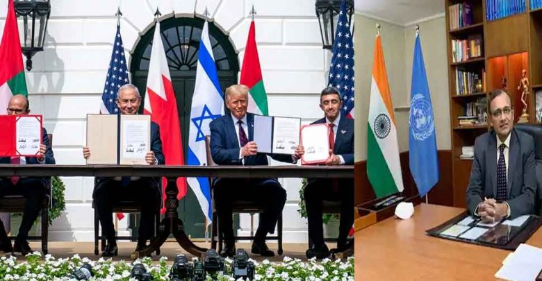 أشاد-باتفاقيات-أبراهام-بين-إسرائيل-والإمارات-والبحرين-والهند-في-مجلس-الأمن-الدولي