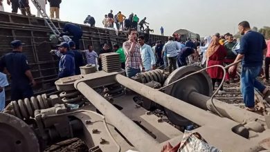 حادث-كبير-في-مصر-،-وخرج-القطار-عن-مساره-،-وإصابة-نحو-100-شخص