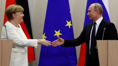 أعربت-ألمانيا-وروسيا-عن-قلقهما-بشأن-الوضع-في-أفغانستان-،-التقى-بوتين-وميركل