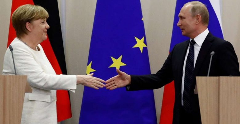 أعربت-ألمانيا-وروسيا-عن-قلقهما-بشأن-الوضع-في-أفغانستان-،-التقى-بوتين-وميركل
