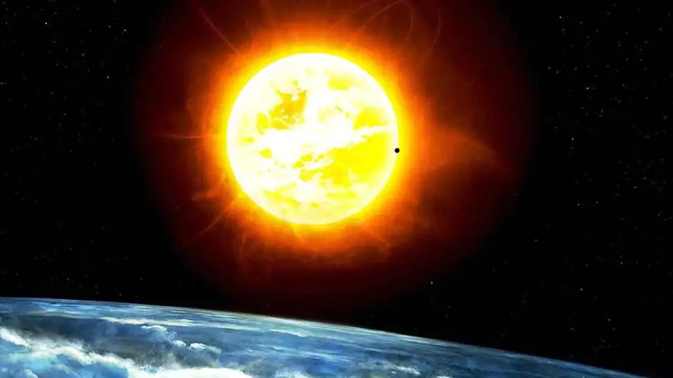ما الذي يحمي الارض من الجسيمات المشحونة القادمة من الشمس