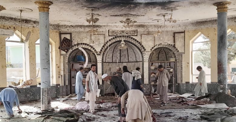 انفجار-في-مسجد-شيعي-في-قندهار-خلال-صلاة-الجمعة-،-قتل-32-شخصا