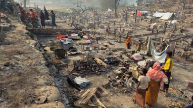 أسفر-إطلاق-النار-العشوائي-على-مخيم-الروهينجا-للاجئين-على-الحدود-بين-بنغلاديش-وميانمار-،-عن-مقتل-7-أشخاص-على-الأقل