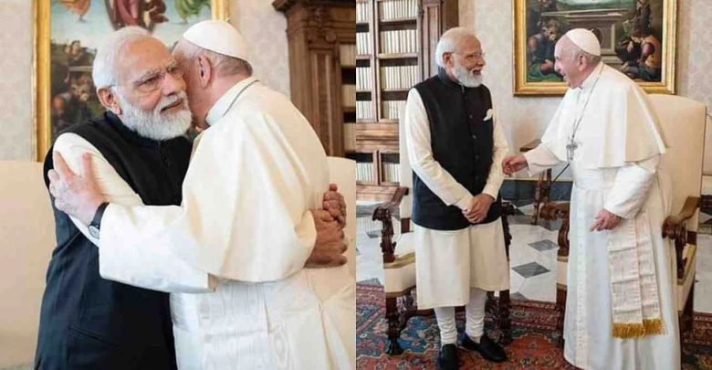 قبل-البابا-فرانسيس-دعوة-رئيس-الوزراء-مودي-،-وأشاد-بالهند-في-هذه-القضية-المهمة